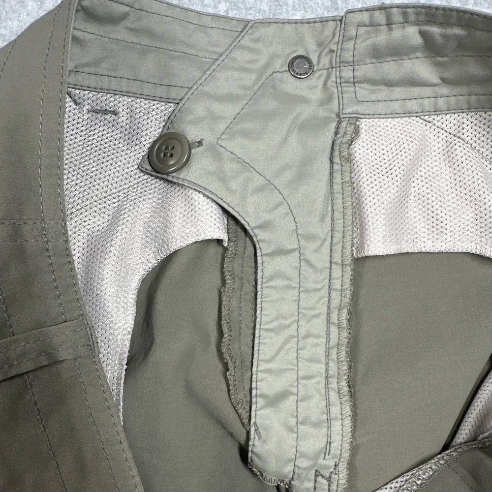 Kuhl Radikl Cargo Hiking Shorts Size 36x8 Khaki Nylon Outudoor Trails Gorpcore